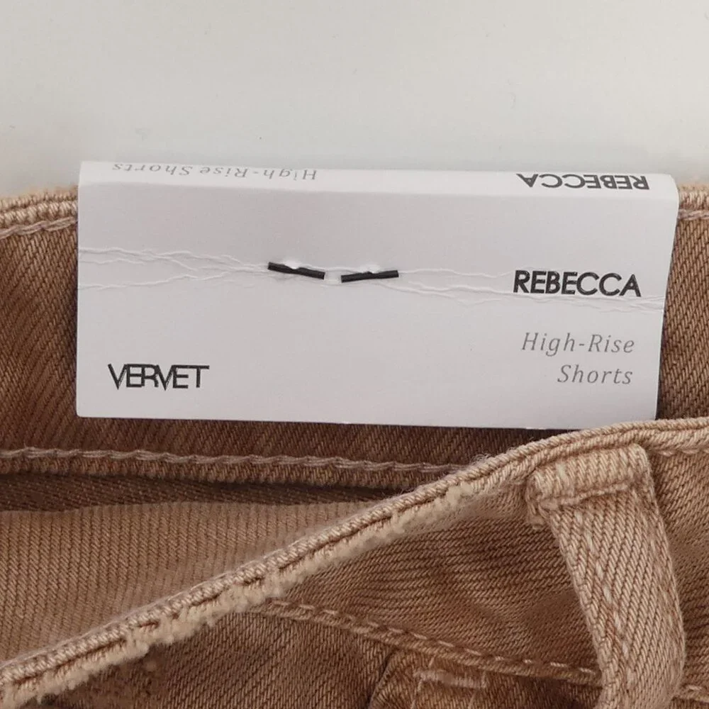 NWT Vervet Rebecca High-Rise Shorts‎ Medium